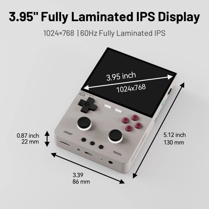 Console rétro portable TRIMUI BRICK PRO TG4040 – Écran IPS 3,95″, Linux, Wi-Fi et Bluetooth – Image 6