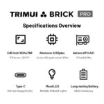 Console rétro portable TRIMUI BRICK PRO TG4040 – Écran IPS 3,95″, Linux, Wi-Fi et Bluetooth – Image 7