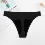 Lot de string menstruel sans couture réutilisable – Flux léger – Image 4