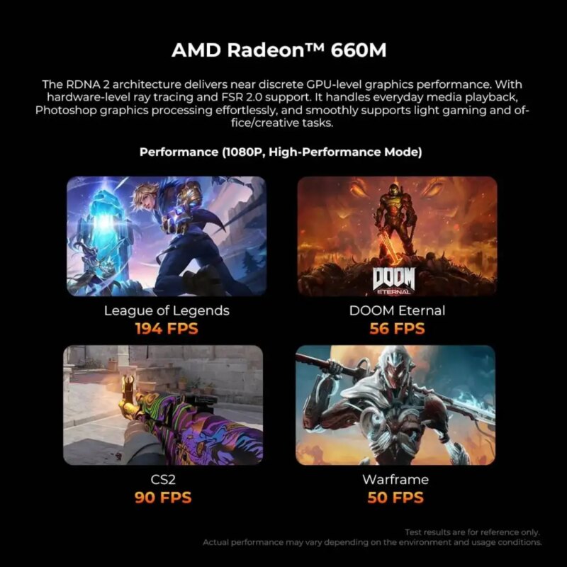 Mini PC GMKtec NucBox M8 Ryzen 5 PRO 6650H – 16 Go LPDDR5, sans SSD – Image 3
