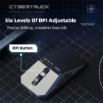 Souris gaming INPHIC YuanChuang Cyber – 12 800 DPI, Tri-mode, RGB, 65,5 g – Image 4