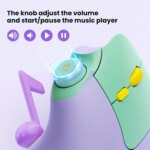 SEENDA MOU-302 – Souris Verticale Ergonomique Sans Fil Bluetooth – 3 Appareils, Silencieuse, Rechargeable – Vert & Violet – Image 5
