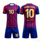 Ensemble de football enfant Lamine Yamal N°10 – T-shirt et short – Image 2