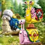 Den Den Mushi One Piece – Figurines en Blocs à Construire Luffy, Doflamingo & Trafalgar Law – Image 2