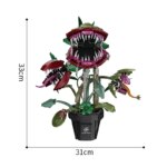 Plante Carnivore en Blocs de Construction – Fleur Mangeuse d’Hommes Articulée – Image 7