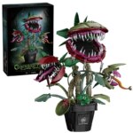 Plante Carnivore en Blocs de Construction – Fleur Mangeuse d’Hommes Articulée