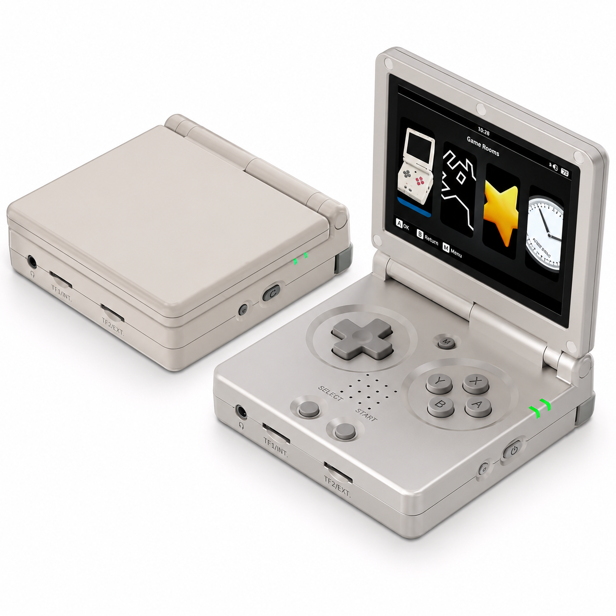 ANBERNIC RG35XXSP Console de jeux rétro pliable 3,5″ IPS – H700, Wi-Fi, Bluetooth et HDMI